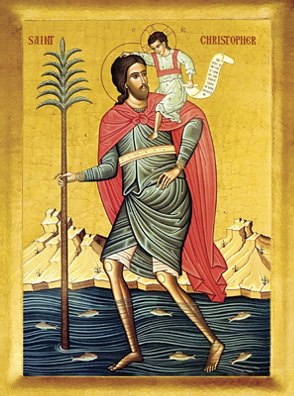 Icon of St. Christopher - 20th c. - (1CH11)