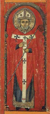 Icon of St. Nicholas of Myra - 13th c. Mt. Sinai - (1NI09) - Uncut