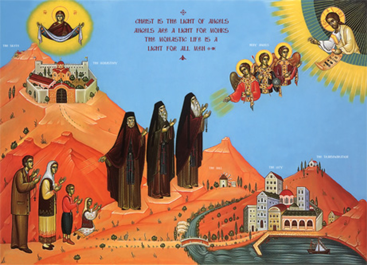 Icon of The Three Lights - 20th c. - English - (GML10