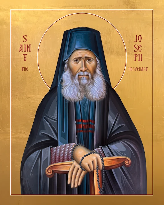 y*k様 Saint-Joseph 2019 Icon of St. Joseph the Hesychast, 21st c. - (SJO14) - Uncut
