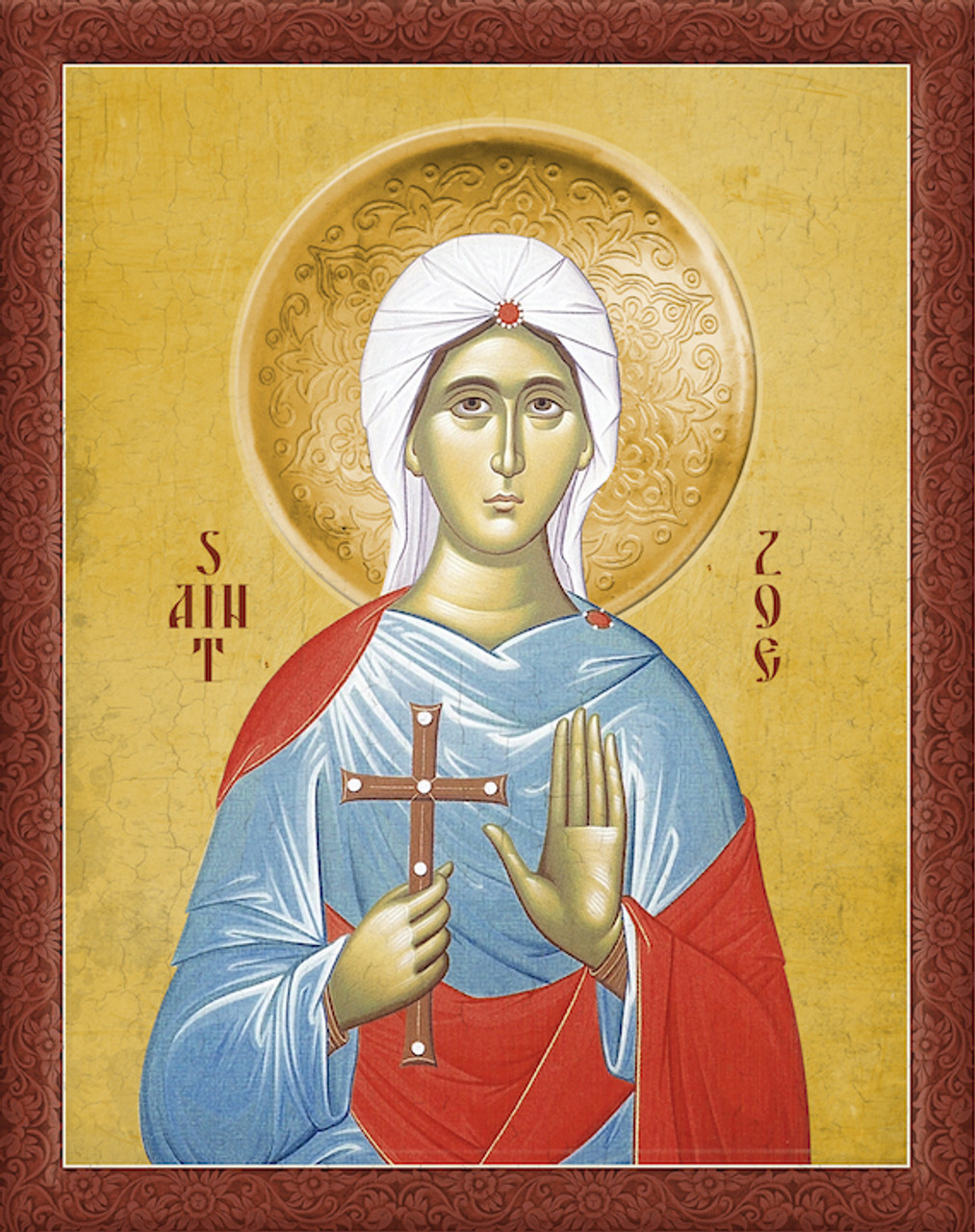 Icon of St. Zoe - 20th c. - (1Z010)