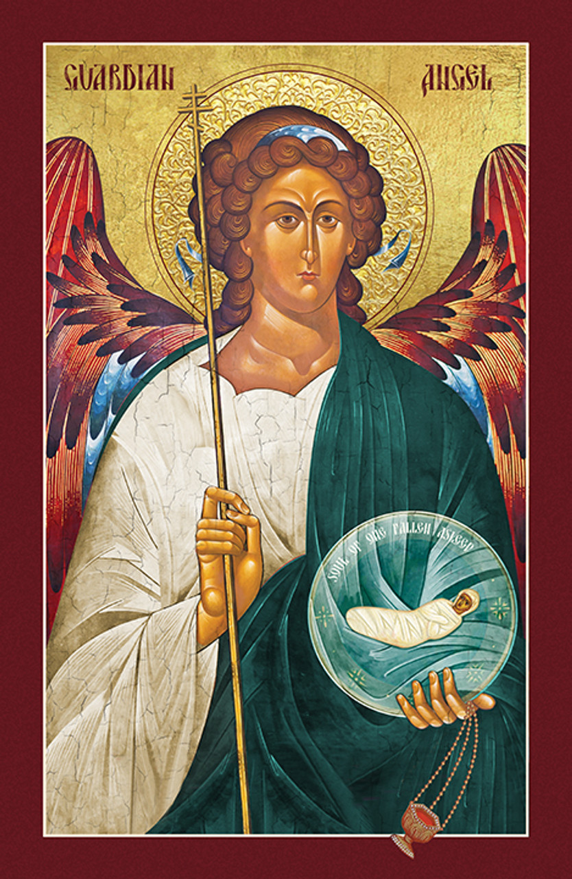 Icon of the Guardian Angel with the Departed - (1AN17)