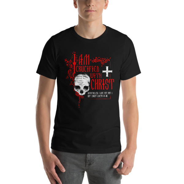 Crucified with Christ Men's T-shirt - Uncut Mountain Supply