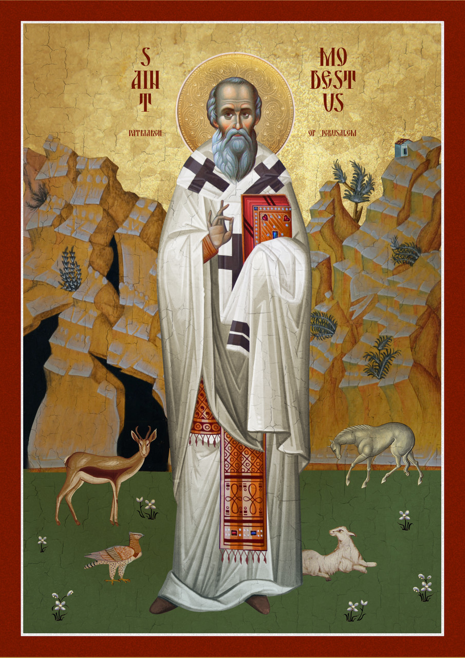 Pasalidognathus modestus　69mm 62mm Icon of Saint Modestus - 1MO60