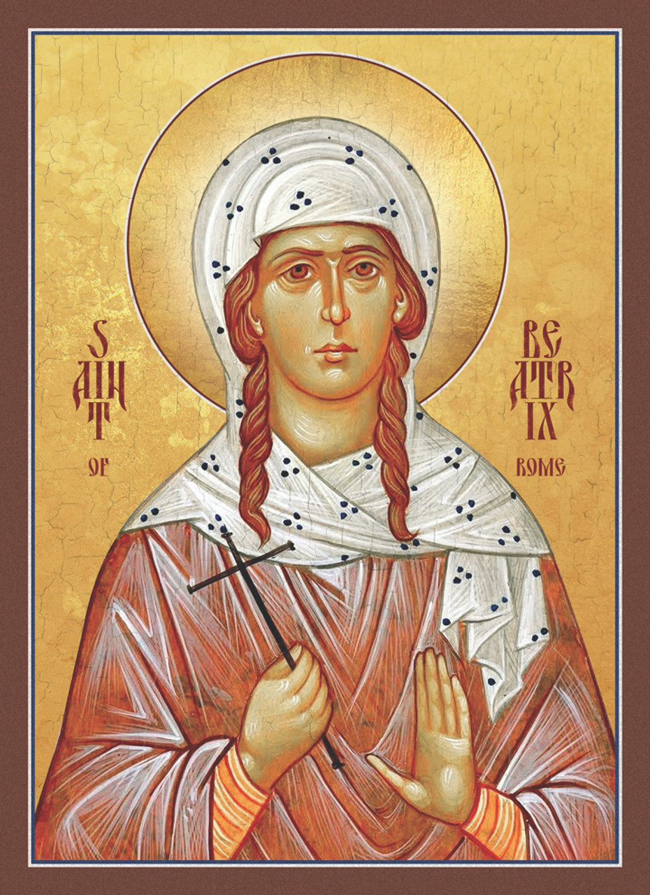 Icon of Saint Beatrix of Rome 1BE25