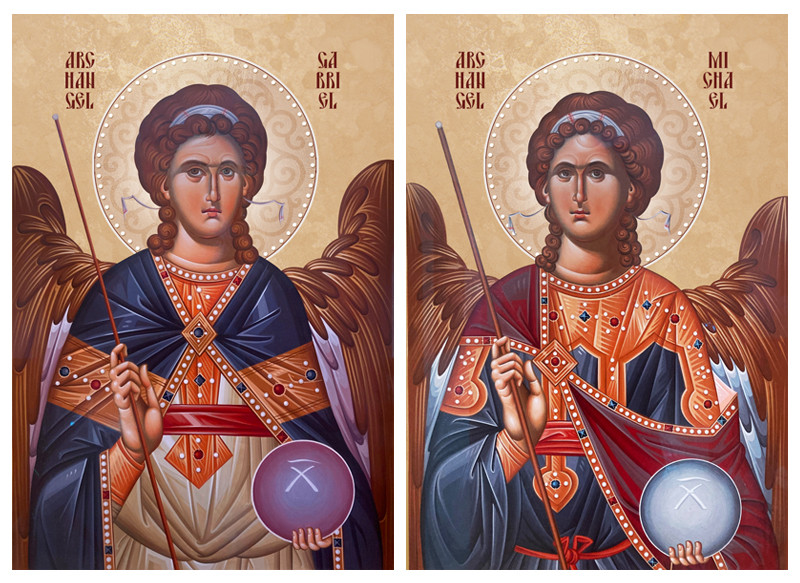 Icon Set: Archangels, Saint Anthony's - 20th c. - (MMG23)