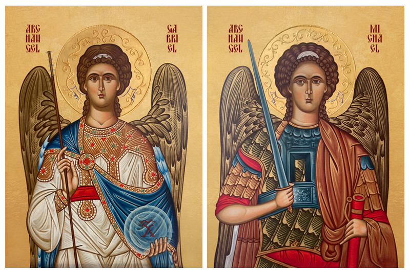 Icon Set: Archangels, Saint Anthony's - 20th c. - (MMG23)