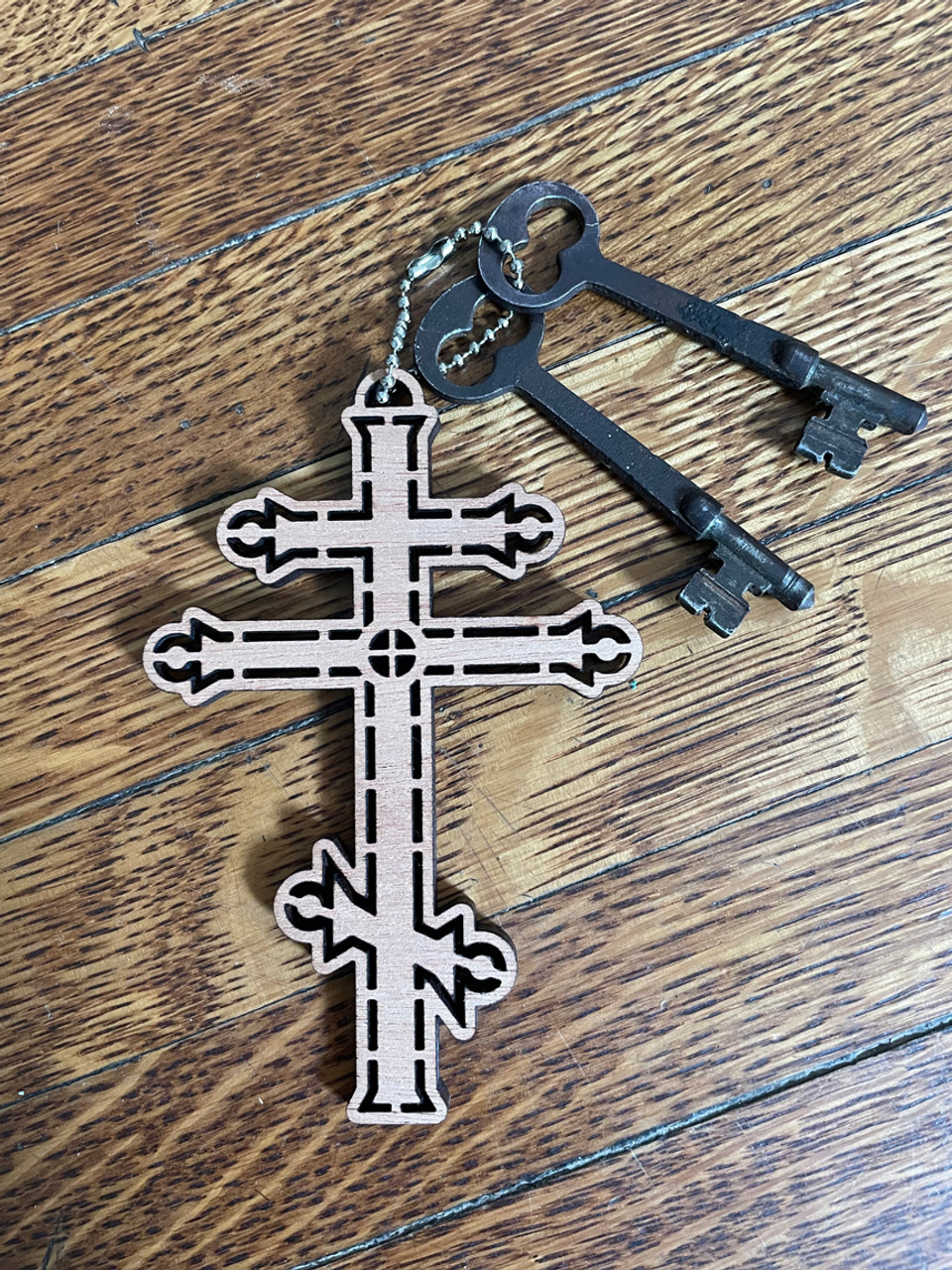 Cross Keychain