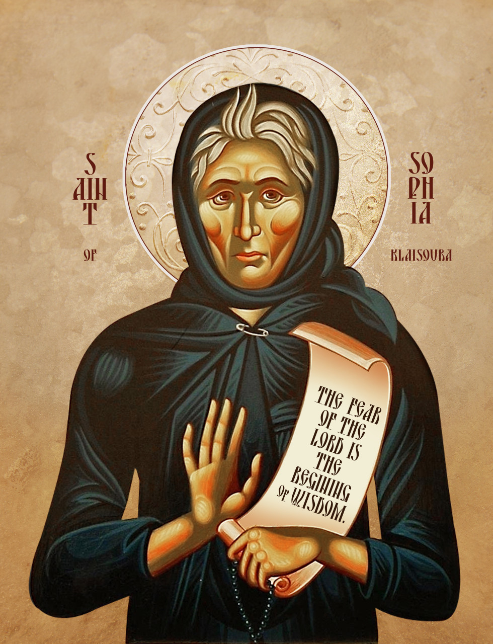 Icon of St. Sophia of Klaisoura - (1SK20)