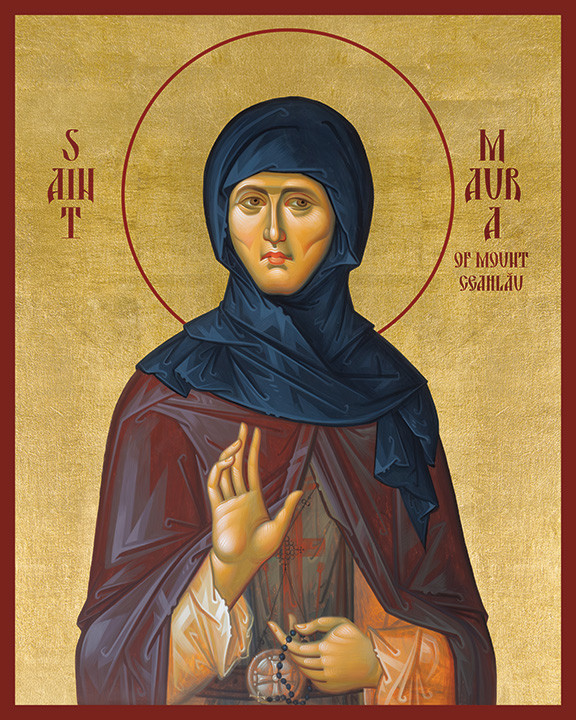 St. Maura Icon of St. Maura of Mount Ceahlau - 21st c. (1MA45)