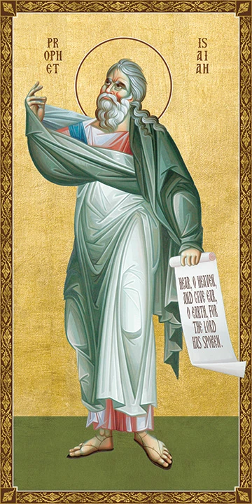 Isaiah Icon Icon of the Prophet Isaiah - 21st c. (1IS40)