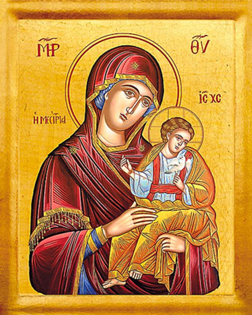Icon of the Mediatress - 20th c. St. Anthony's Monastery - (12G46)