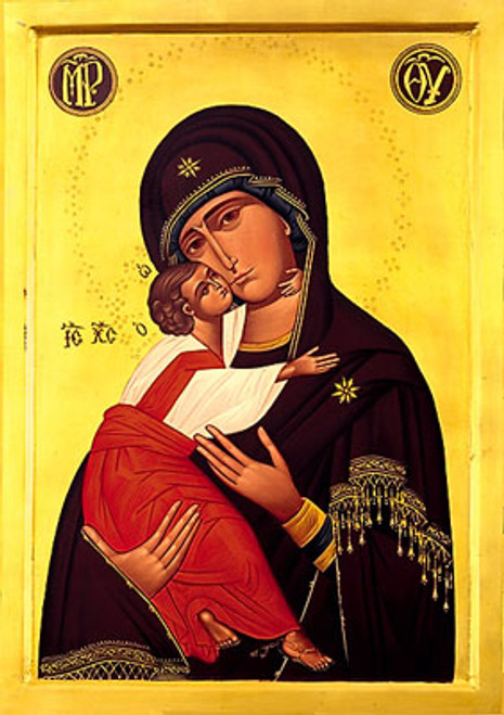 Icon of the Vladimirskaya - 20th c. (12G15)