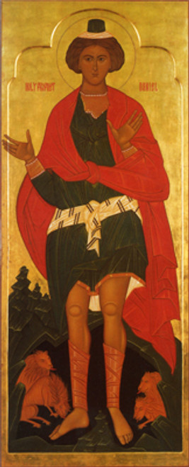 Icon of the Holy Prophet Daniel - 20th c. Russian - (1DA22) Icon of the Holy Prophet Daniel - 20th c. Russian - (1DA22)