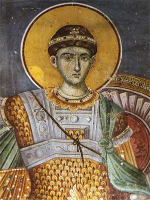 Icon of St. Constantine the Great - 14th c. Panselinos - (1CO21