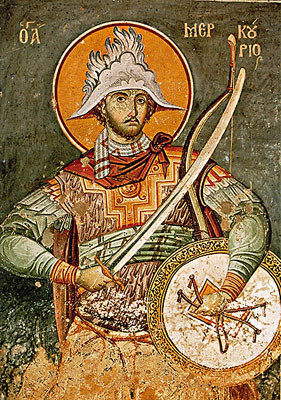 Icon of St. Constantine the Great - 14th c. Panselinos - (1CO21