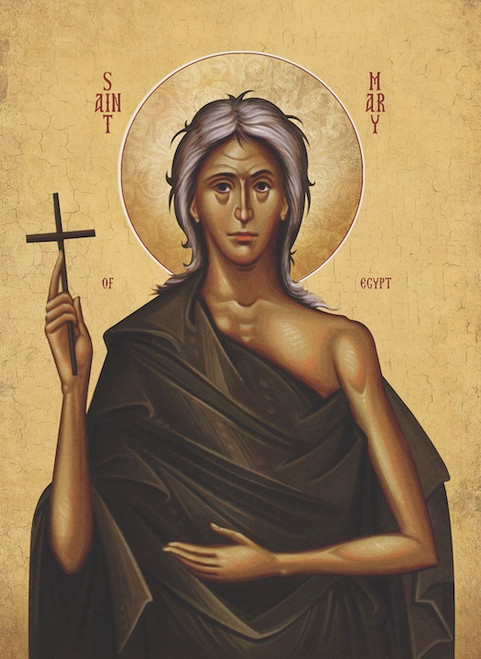 Icon of St. Mary of Egypt - 20th c. - (1MA76)