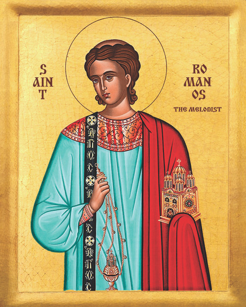 Icon of St. Romanos Melodist - 20th c. - (1RO10) Icon of St. Romanos Melodist - 20th c. - (1RO10)