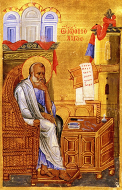 Icon of St. John the Theologian - 13th c. - Patmos (1JT16)