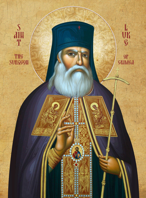 St Luke Icon Icon of St. Luke the Surgeon of Simferopol - Byzantine - (1LU36 ...
