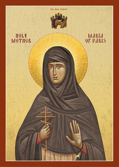 Icon of St. Maria of Paris - 20th c. - (1MA55) Icon of St. Maria of Paris - 20th c. - (1MA55)