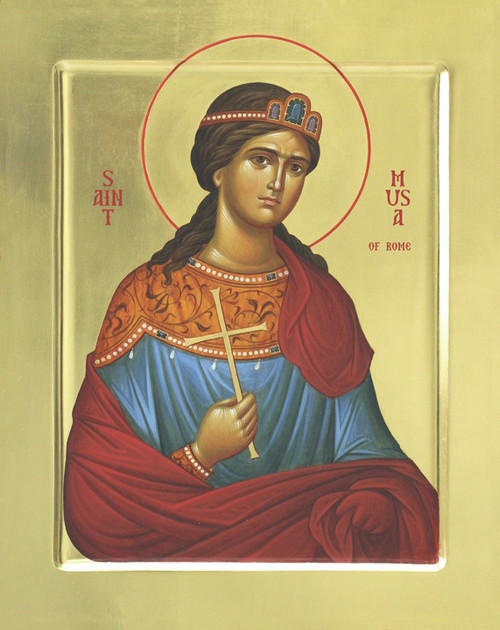Icon of St. Cecilia of Rome (1CE10) Uncut Mountain Supply