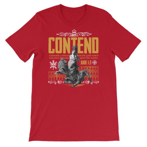 Contend for the Faith - Men's T-Shirt - Uncut Mountain Supply