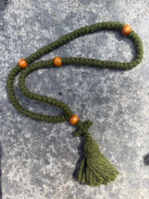 100 Knot Prayer Rope Green (1KC10)