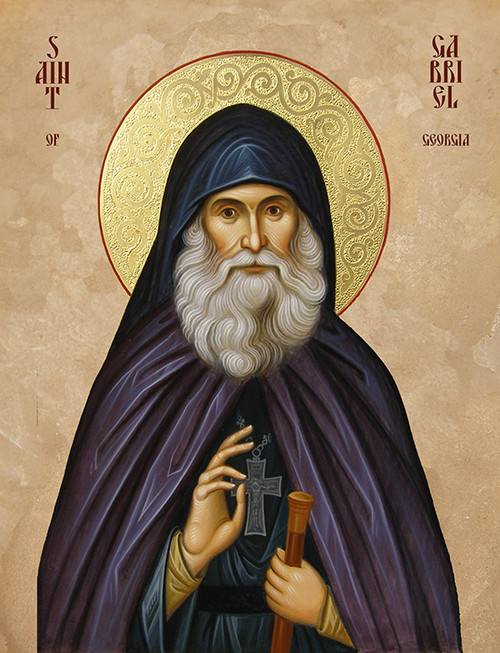 Icon of St. Gabriel of Georgia - (1GA36)