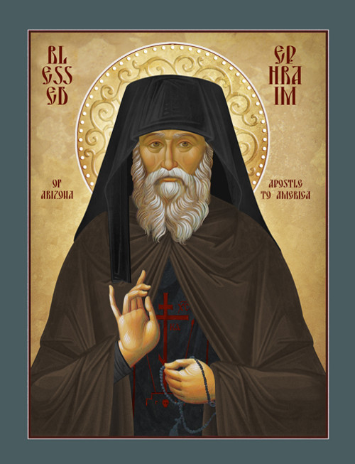 Beautiful Icon of Blessed Ephraim of Arizona. Beautiful Icon of Blessed Ephraim of Arizona.