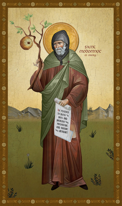 Beautiful Icon of Saint Modomnoc. Beautiful Icon of Saint Modomnoc.
