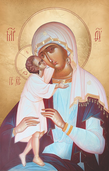 Icon of the Theotokos "Seeker of the Lost" (Russian) - (12F28)