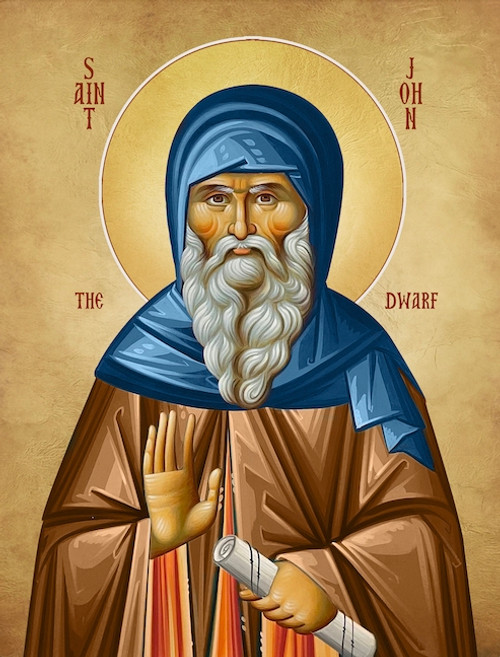Icon of St. John the Dwarf - (1JD25) Icon of St. John the Dwarf - (1JD25)