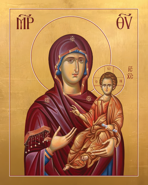 Icon of the Theotokos "The Directress" (Odigitria) - 21st c. - (12F30)