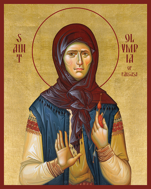 Icon of St. Olympia of Farcasa - 21st c. (1OL34)