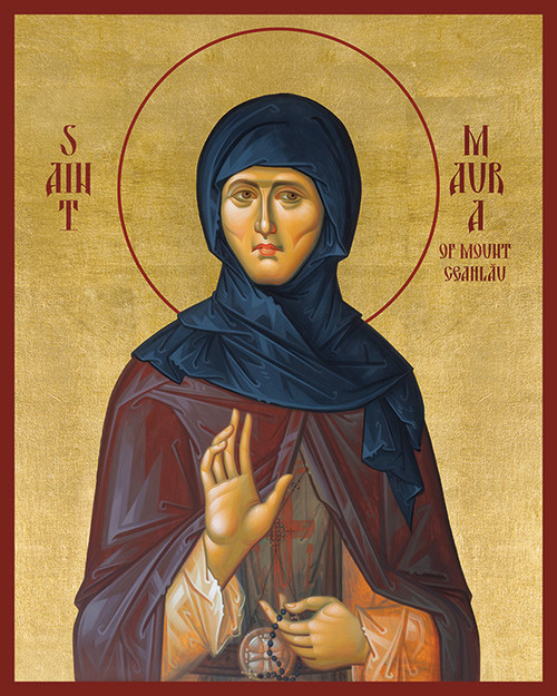 Icon of St. Maura of Mount Ceahlau - 21st c. (1MA45)