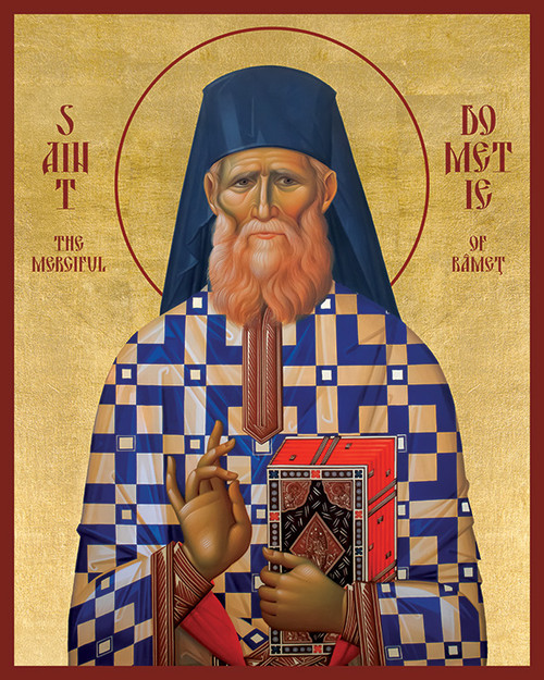 Icon of St. Dometie the Merciful of Ramet - 21st c. (1DO11)