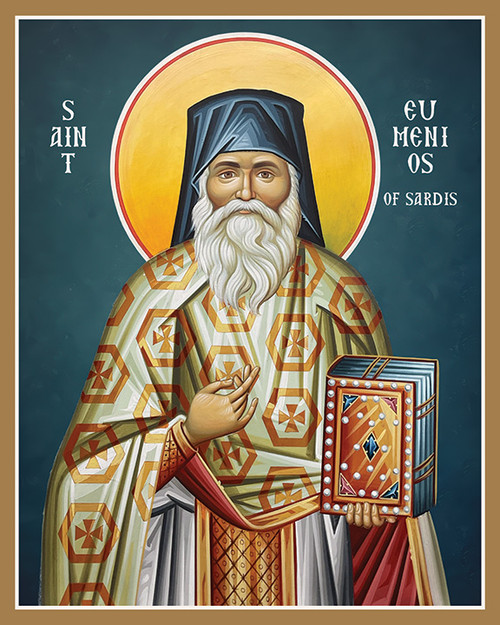 Icon of St. Eumenios of Sardis - 21st c. (1EU55)