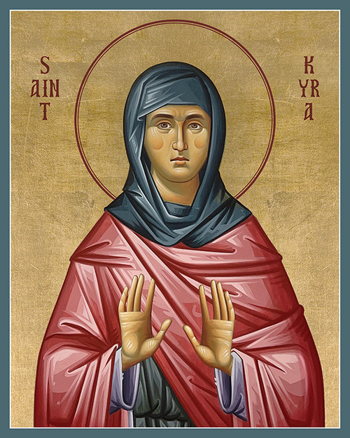 Icon of Saint Kyra - 21st c. (1KY40)
