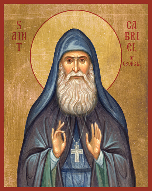 Icon of St. Gabriel of Georgia - 21st c. (1GA81)