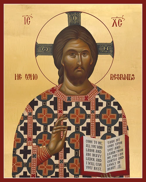 Icon of Christ "He Who Responds" - 21st c. (11J73)