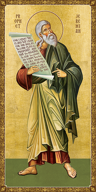 Icon of the Prophet Jeremiah - 20th c. (1JE31)