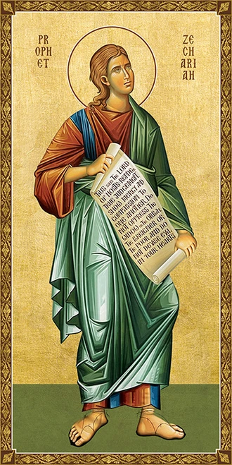 Icon of the Prophet Zechariah - 21st c. (1ZE31)
