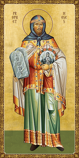 Icon of the Prophet Moses - 20th c. (1MO31)