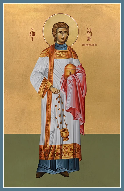 Icon of St. Stephen the Protomartyr - 21st c. (1ST40)