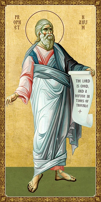 Icon of the Prophet Nahum - 21st c. (1NA17)