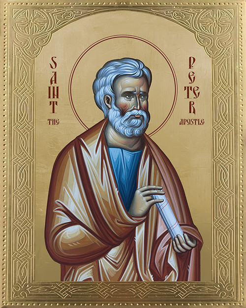 Icon of St. Peter the Apostle - 21st c. Thessaloniki (1PE70)