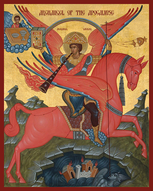 Icon of the Archangel Michael of the Apocalypse - 21st c. - (1MI78)