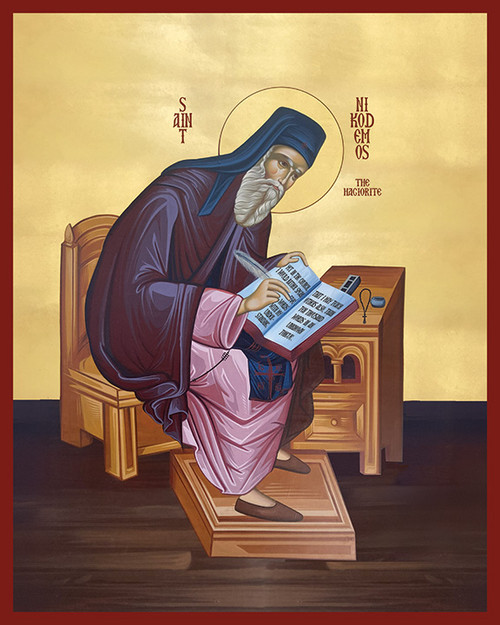 Icon of St. Nikodemos the Hagiorite - (1NI81)