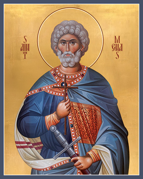 Icon of St. Menas - 20th c. (1ME31)